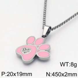 Stainless Steel Stone Necklace