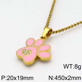 Stainless Steel Stone Necklace