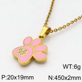 Stainless Steel Stone Necklace