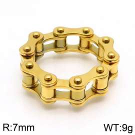 Stainless Steel Gold-plating Ring