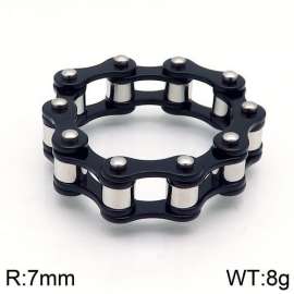 Stainless Steel Black-plating Ring