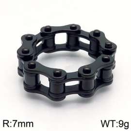 Stainless Steel Black-plating Ring