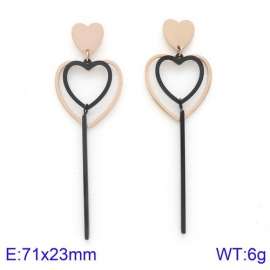 SS Rose Gold-Plating Earring