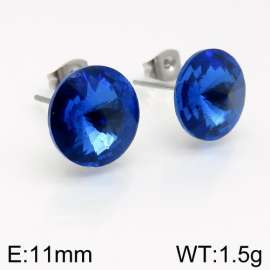 Stainless Steel Stone&Crystal Earring