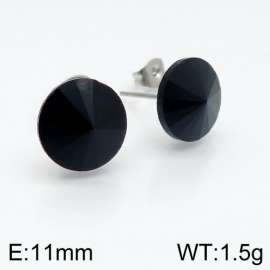 Stainless Steel Stone&Crystal Earring