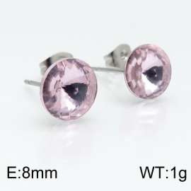 Stainless Steel Stone&Crystal Earring