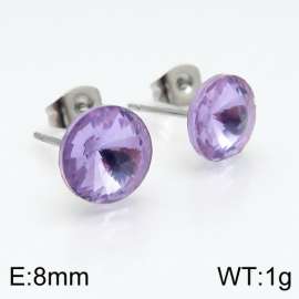 Stainless Steel Stone&Crystal Earring