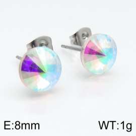 Stainless Steel Stone&Crystal Earring