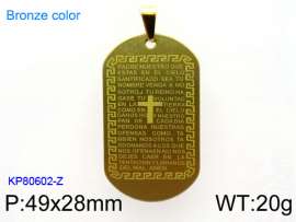 Stainless Steel Popular Pendant