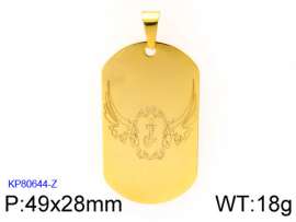 Stainless Steel Gold-plating Pendant