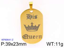 Stainless Steel Gold-plating Pendant
