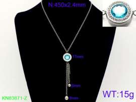 Stainless Steel Stone Necklace