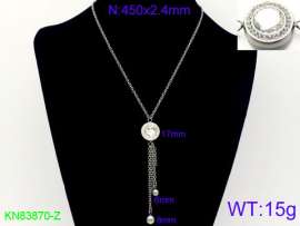 Stainless Steel Stone Necklace