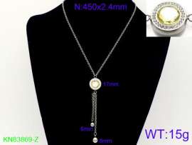 Stainless Steel Stone Necklace