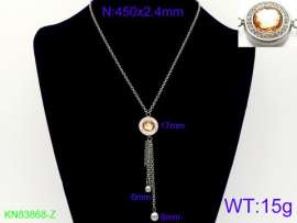 Stainless Steel Stone Necklace