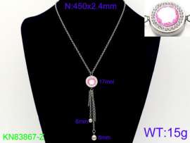 Stainless Steel Stone Necklace