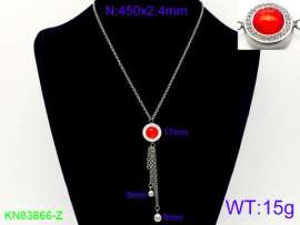 Stainless Steel Stone Necklace