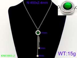 Stainless Steel Stone Necklace