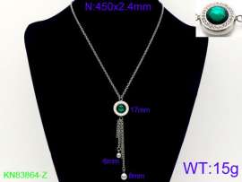 Stainless Steel Stone Necklace