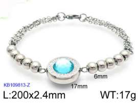 Stainless Steel Stone Bracelet