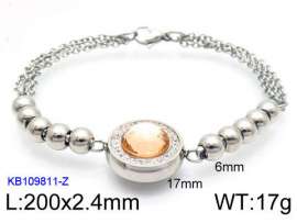 Stainless Steel Stone Bracelet