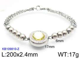 Stainless Steel Stone Bracelet