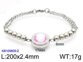 Stainless Steel Stone Bracelet