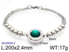 Stainless Steel Stone Bracelet