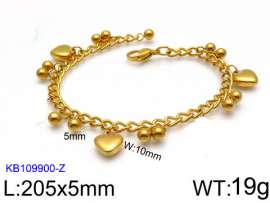 Stainless Steel Gold-plating Bracelet