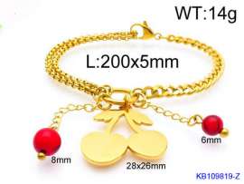 Stainless Steel Gold-plating Bracelet