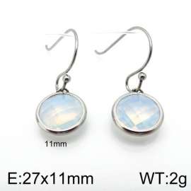 Stainless Steel Stone&Crystal Earring