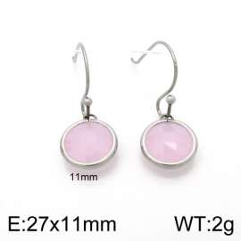 Stainless Steel Stone&Crystal Earring