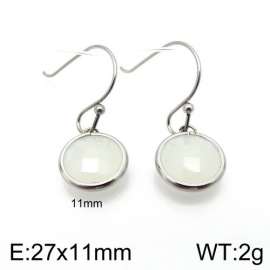 Stainless Steel Stone&Crystal Earring
