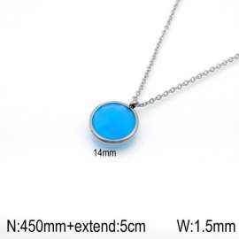 Stainless Steel Stone Necklace