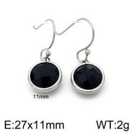 Stainless Steel Stone&Crystal Earring