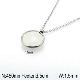 Stainless Steel Stone Necklace