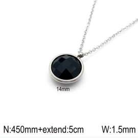 Stainless Steel Stone Necklace