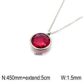 Stainless Steel Stone Necklace