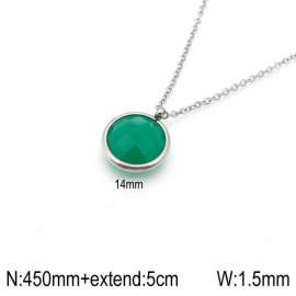 Stainless Steel Stone Necklace
