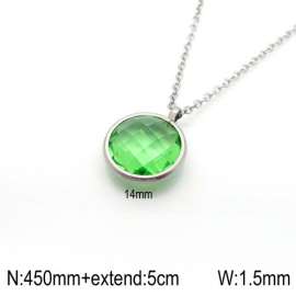 Stainless Steel Stone Necklace