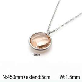 Stainless Steel Stone Necklace