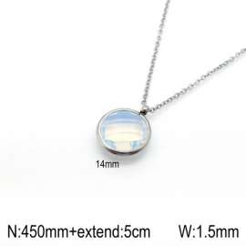 Stainless Steel Stone Necklace