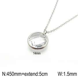 Stainless Steel Stone Necklace