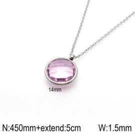 Stainless Steel Stone Necklace