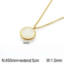 Stainless Steel Stone Necklace