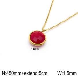 Stainless Steel Stone Necklace