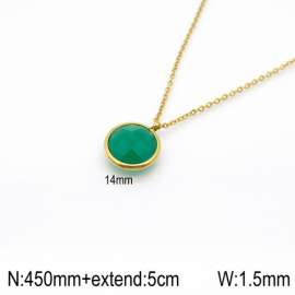 Stainless Steel Stone Necklace