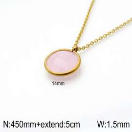 Stainless Steel Stone Necklace