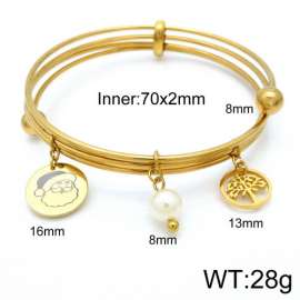 Stainless Steel Gold-plating Bangle