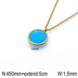 Stainless Steel Stone Necklace